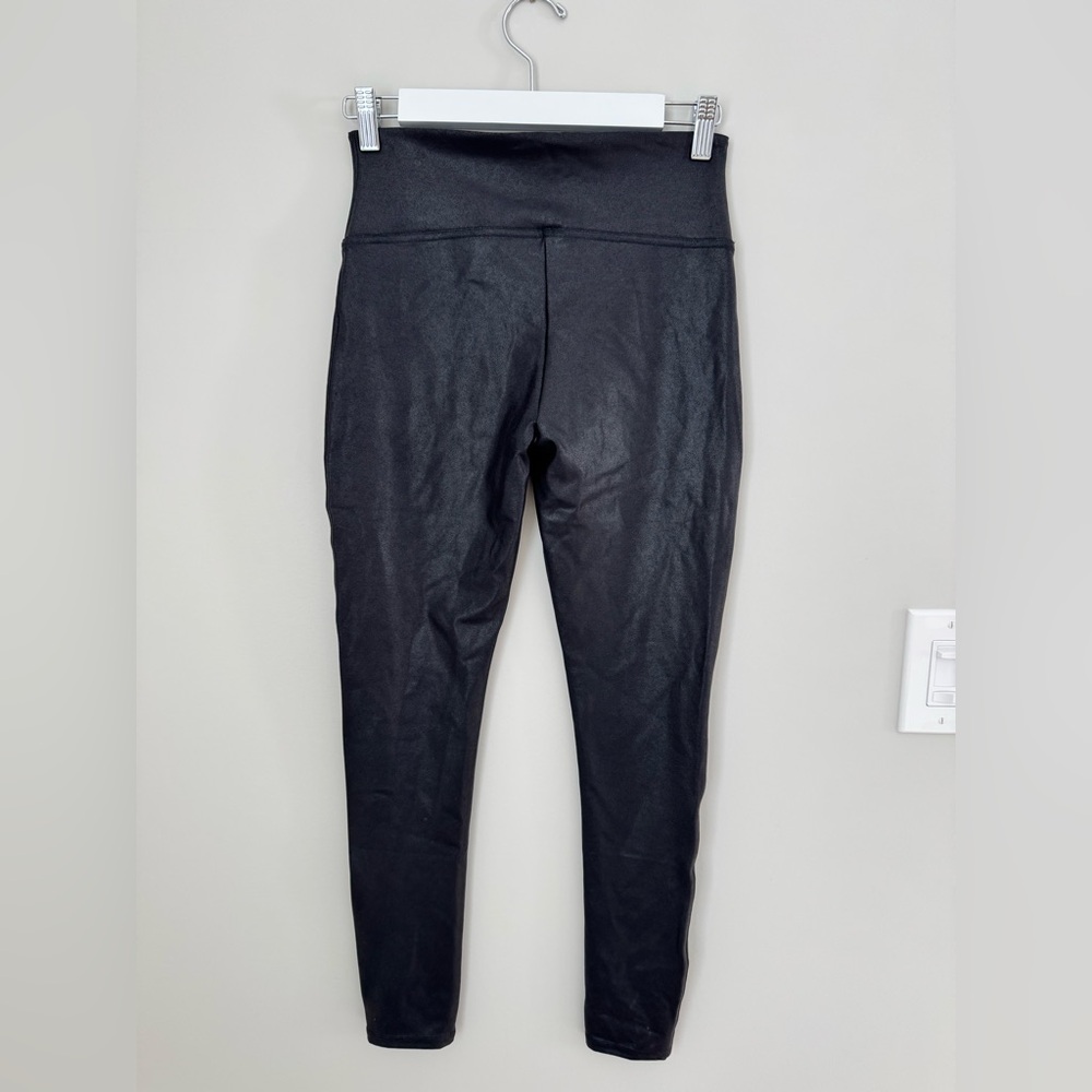 SPANX Black Faux Leather Leggings Size XL - Picture 11 of 16